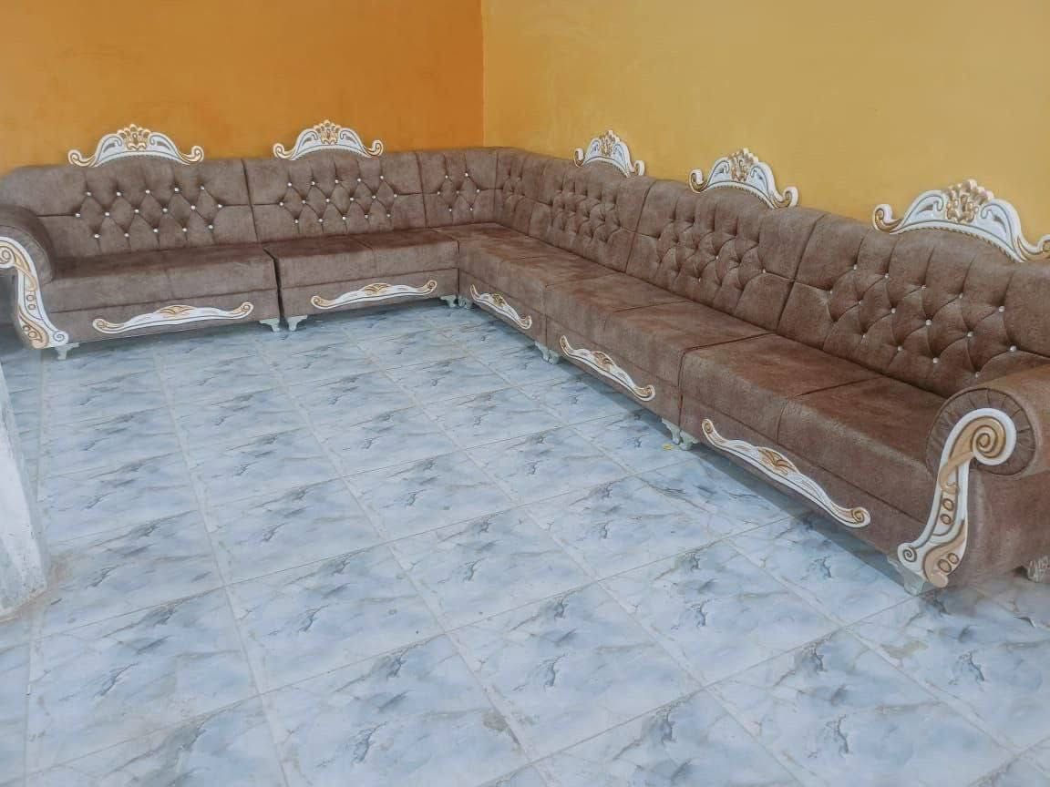 ديوان ١١ مقعد(زاويه و ٥ قنفات ثنائيه )
550 الف

بلوك ✅
القياس // القنفه الثنائيه قياس متر عددهن 5

 والزاويه ٧٥ ب ٧٥ 

ويدات قياس الوحده ٢٥ سم 

اللون حسب الطلب

المتر ب 130 الف💖 اقل شي ٤ امتار


**إذا كنت صاحب هذا الإعلان وتريد حذفه لأي سبب، رجاءا أرسل رسالة إلى الدعم الفني**