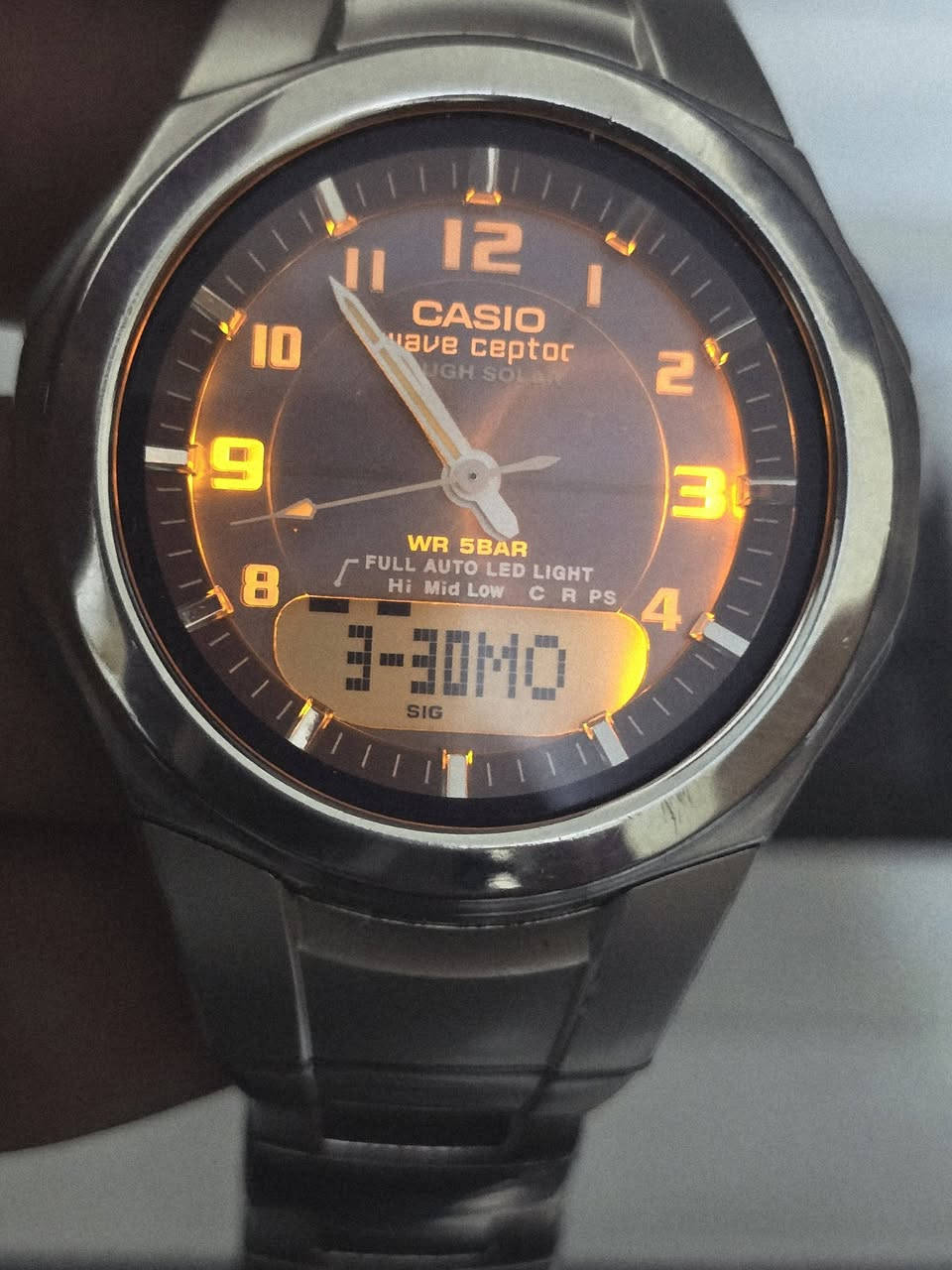 كاسيو سولر 
شحن ضوئي وايف كبتور 
ياباني اصلي 
مواصفات عديده توقيتات عالميه 
اناره ذاتية 
سير اصلي 
قطر ٤٢ 

المكان اربيل 
يوجد توصيل 
Samer Akeel AlJboory 
رابط التكتوك 
https://www.tiktok.com/@samerakeelwatch?_r=1&_t=ZS-92XzzfzgLln

واتساب  ***********
