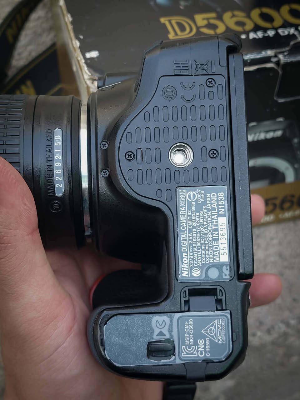نیكون 5600D
لمس شاشه ینقلب  WiFi موباشر ربط عل موبایل شرط نضافە 99بلمیە کامل ملحقات کارتون جنطاوشاحینە دبل باطری 

قاعیدە باطری شرای اخبر ماعندی توصیل 

سعر 500بی  بیمجال 

مکان کرکوک *********** او وتس اب
