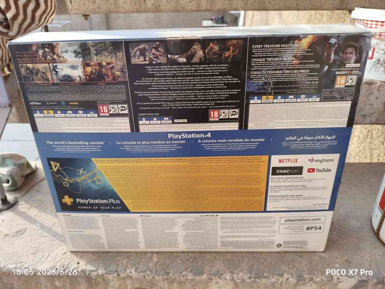 عندي كراتين مال ps4 سلم باندلات 
الكراتين اصلية مال اجهزة و جدد سعر القطعة ٢٠ الف 
مكاني بغداد و ماعندي توصيل


**إذا كنت صاحب هذا الإعلان وتريد حذفه لأي سبب، رجاءا أرسل رسالة إلى الدعم الفني**
