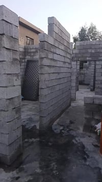 هيكل للبيع م120 يحتوي عله صتقبال ومطبخ وصاله وغرفت نوم وترك خلفي  يحتو...