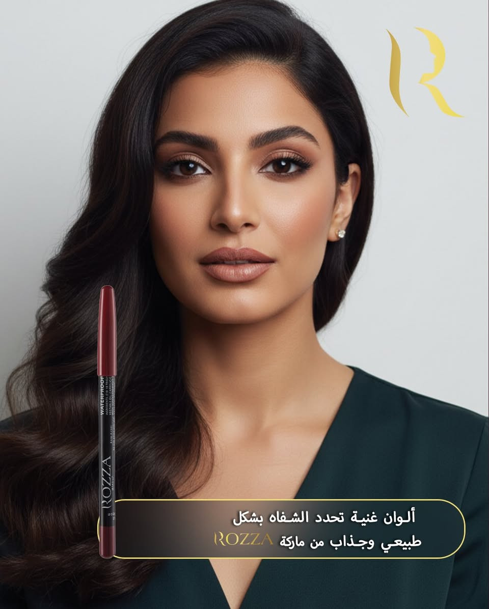قلم تحديد الشفاه ROZZA Perfect Waterproof Lipliner 

تم تصميم القلم بتركيبة مقاومة للماء تمامًا، مما يضمن بقاء اللون لفترة طويلة دون تلطخ أو تلاشي أو تشقق. هذه الخاصية تجعله مثاليًا للاستخدام اليومي وفي الظروف الجوية المختلفة. 
يوفر القلم لونًا شديد التصبغ (highly pigmented) في تطبيق واحد، مما يمنح الشفاه تحديدًا واضحًا وجذابًا. 
يتميز القلم بقوام ناعم وسلس يسهل انسيابه على الشفاه لتحديدها بدقة. 
يمكن ارتداء محدد الشفاه هذا بمفرده لمظهر طبيعي أو استخدامه كأساس لأي لون شفاه آخر لزيادة ثباته ومنع أحمر الشفاه من النزف إلى الخطوط الدقيقة. 
يتوفر القلم بظلال تتراوح من الألوان الحيادية إلى الساطعة، لتناسب مختلف الإطلالات والأذواق. تشمل بعض الأرقام والأسماء الموضحة في الصورة:
201 Sand Beige
202 Honey Beige
203 Rosy Sand
204 Undressed
205 Vanilla Souffle
206 Coconut
207 Terracotta
208 Pink Brown
209 Caramel
210 Muted Pink
211 Rusty Pink
212 Misty Rose
213 Deep Rose
214 Vixen

سعر 3،000
عنوان بغداد اركية وفاضل شارع المسبح العام
توصيل داخل المنطقة مجاناً بغداد والمحافظات 5
للحجز والاستفسار مراسلة الصفحة او الرقم ***********
