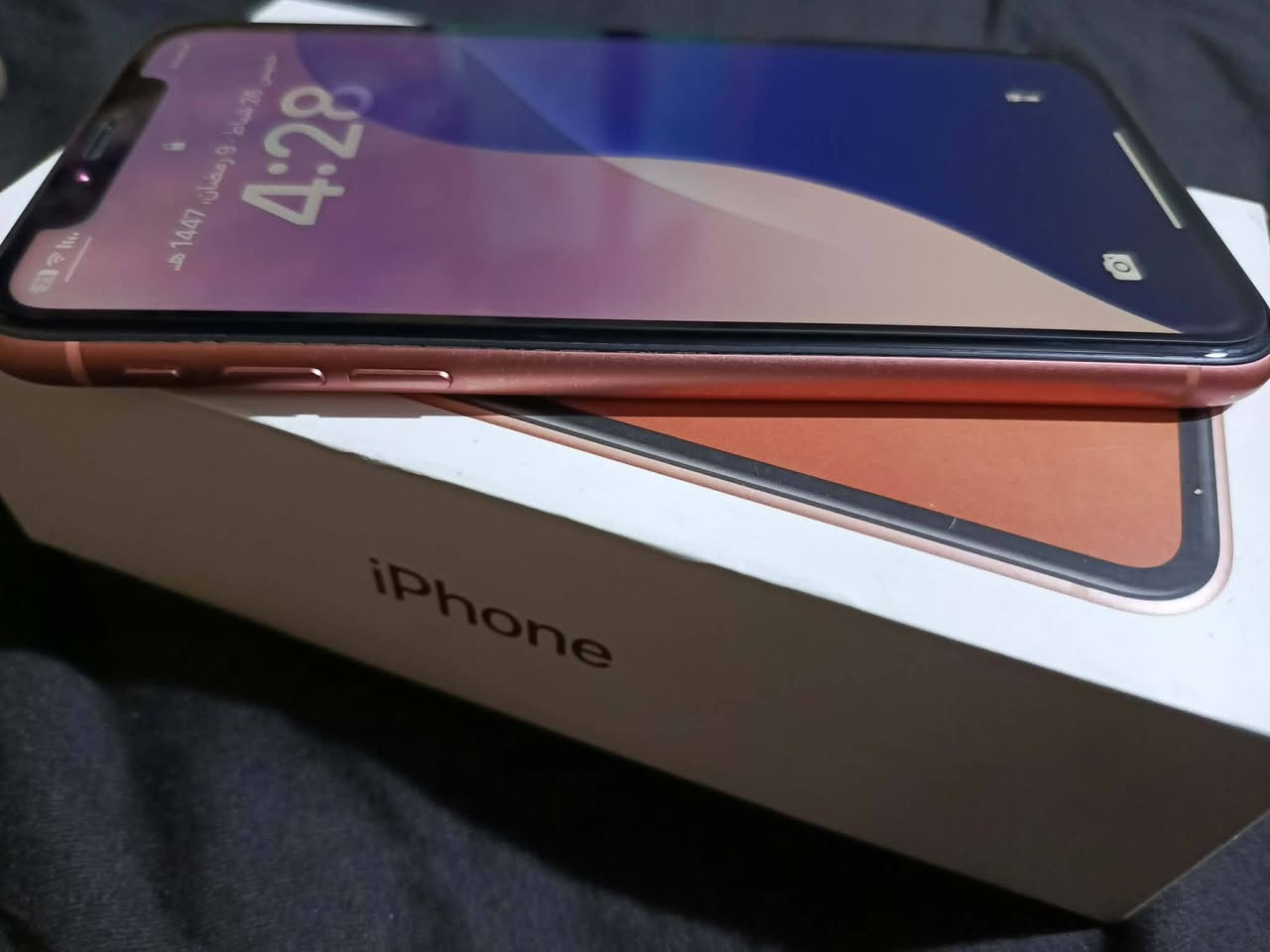 XR
ايفون اكس ار بلادي 
جدا نضيف ستعمال شخصي 
نموذج M
الذاكرة 128
نسبه البطارية ٧٧ بس تمام 
كاميرات راقية صوت ممتاز 
جهاز مامفتوح ومابيه  اي اشكال 
الملحقات فقط كارتون 
العنوان البصرة 
الرقم***********
