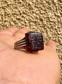 خاتم بركة • ضريح الحسين • عقيق كرزي