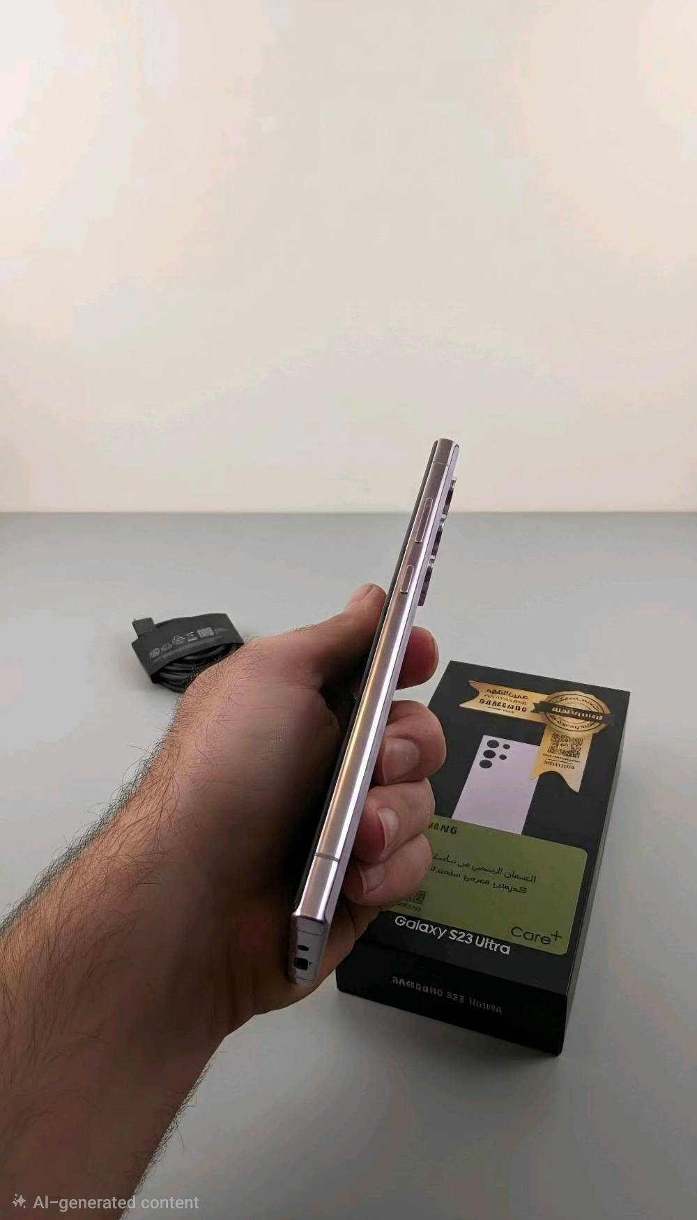 📱 للبيع Samsung Galaxy S23 Ultra 
512GB
محدث الى اخر اصدار ONE UI 8.5
الجهاز أصلي 100% بضمان عين الفهد وكرت الصيانة من سامسونك مرفق مع العلبة وبحالة ممتازة جدًا
🔹 ذاكرة 512GB
🔹 كاميرا 200MP خرافية
🔹 شاشة Dynamic AMOLED 120Hz
🔹 معالج Snapdragon قوي جدًا للألعاب والاستخدام الثقيل
🔹 بطارية ممتازة وشحن سريع
الجهاز كامل ملحقاته ويا كرت الضمان ✅
الاستخدام نظيف جدًا وما بي أي مشاكل فنية أو بقع بالشاشة، فقط فطر خفيف بالكلاس الخارجي لا يؤثر على الاستخدام و غير واضح عند الاستخدام 
مناسب للألعاب، التصوير، والشغل الثقيل 🔥
للمهتم مراسلة خاص 📩
يوجد توصيل داخل النجف الاشرف .