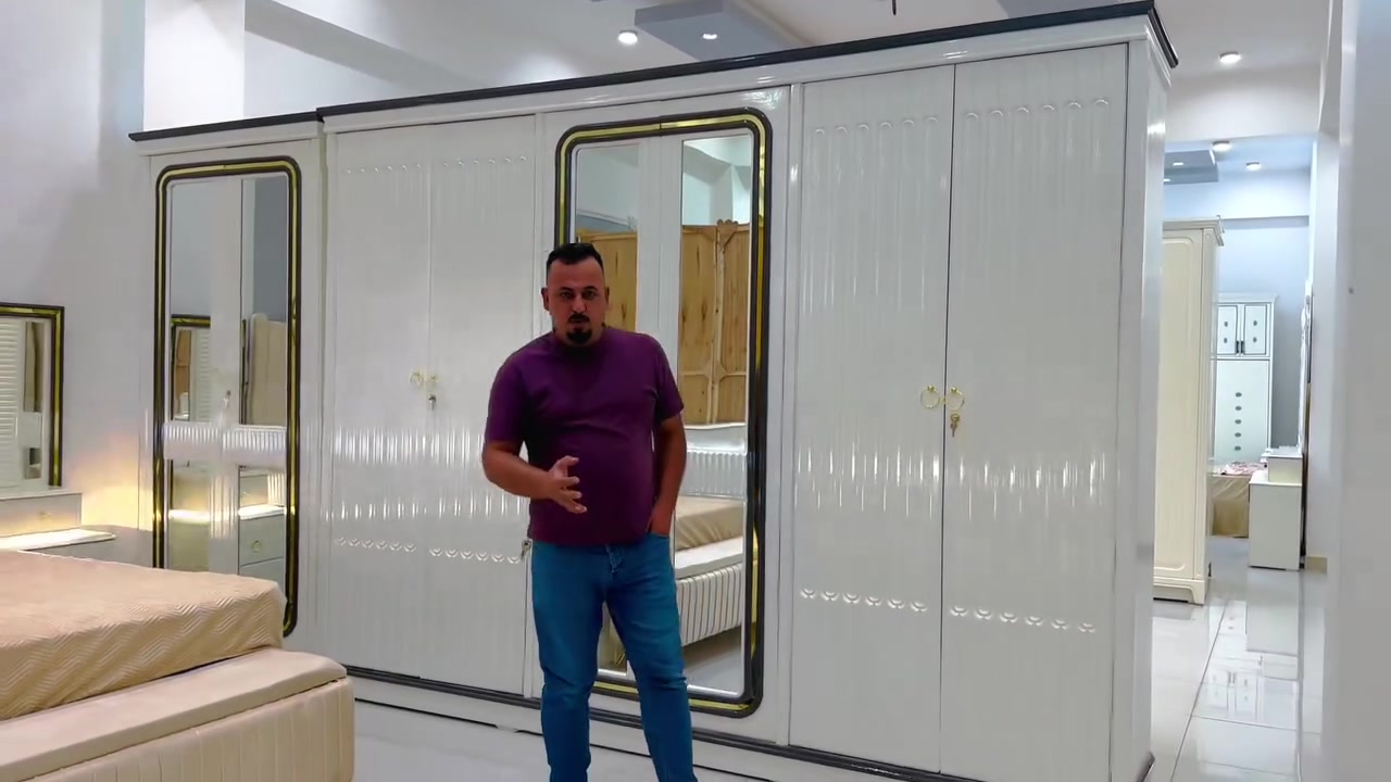 موديل لمسه 

شكل جديد 

السعر  مليونين و٩٥٠  الف

ضمن وجبه الدرجه الاولى 

نجاره عراقيه من انتاج شركه الملكه اللاثاث ومفروشات 

تصميم تركي  مودرن 

الكنتور ٦ باب ملحق 

داخل صاج طبيعي ٤ ملم

وجه١٣  ملم cnc

الارضيه بلوك صاج 

ظهر جرجوبه شد براغي  سنديان 

نرماده شريطه 

عرض الكنتور ٣٣٠ سم 

ارتفاع ٢٦٠ سم 

زاويه ملابس ملحق بارتفاع الكنتور عرض ١٢٠ سمً

الكنتور وزاويه ملابس ضلع واحد ٤٥٠ سم

جربايه تصميم تركي كومديات مفصوله 

لكشن ٦ ارجل بلاويد اسود 

كل مجرات هذا موديل سلايت سكك حديد 

ميز مرايا دبل باب و٤ مجرات 

جزامه دبل باب و ٤ مجرات 

مجرات تحفير داخل خشب 

خدمه نقل وشد مجانا الى جميع محافظات 

العنوان الانبار الرمادي زنكورهً مقابيل محطه الهدى مجاور لمركز الشرطة زنكورهً 

للحجز والاستفسار 

***********

***********
