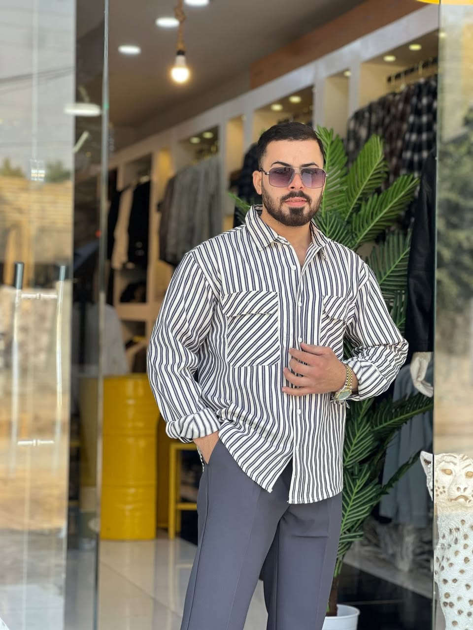 # جديد ازياء ايهاب للالبسه الرجاليه  
الموسم الصيفي ويانه مختلف 

قميص ماستر القالب الصحيح شياكه والاناقه 

العنوان المسيب شارع الحسينيه مقابل كهوة  عصام زورونا ستجدون ماهو أفضل.للإستفسار ☎☎.***********يوجد خدمة توصيل 🚚.
