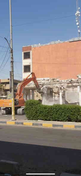 تفليش الدور ورفع الانقاض في ميسان ***********

