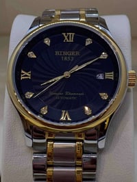 ساعة BINGER براند سويسري أوتوماتيك +تكويك  مكينة ياباني  ظهر زجاجي مكش...