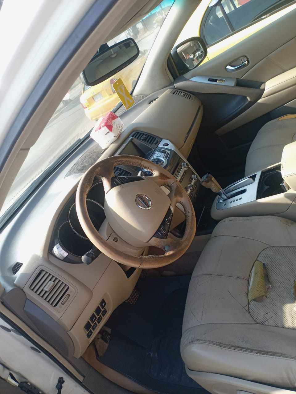 السلام عليكم ورحمة الله وبركاته للبيع  اومراوس سياره نيسان مورانو ٢٠١٢رقم كركوك مشروع وطني مكينه سته سرندر حجم مكينه ٣٥٠٠ سياره فول مواصفات بيها فقط جاملغ السائق صبغ مالسعر٨٥ وبيها مجال العنوان موصل حي الزهراء رقم موبايل كورك ***********بي واتساب
