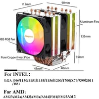 مبرد معالج • Adegrees A6 • دبل فان RGB