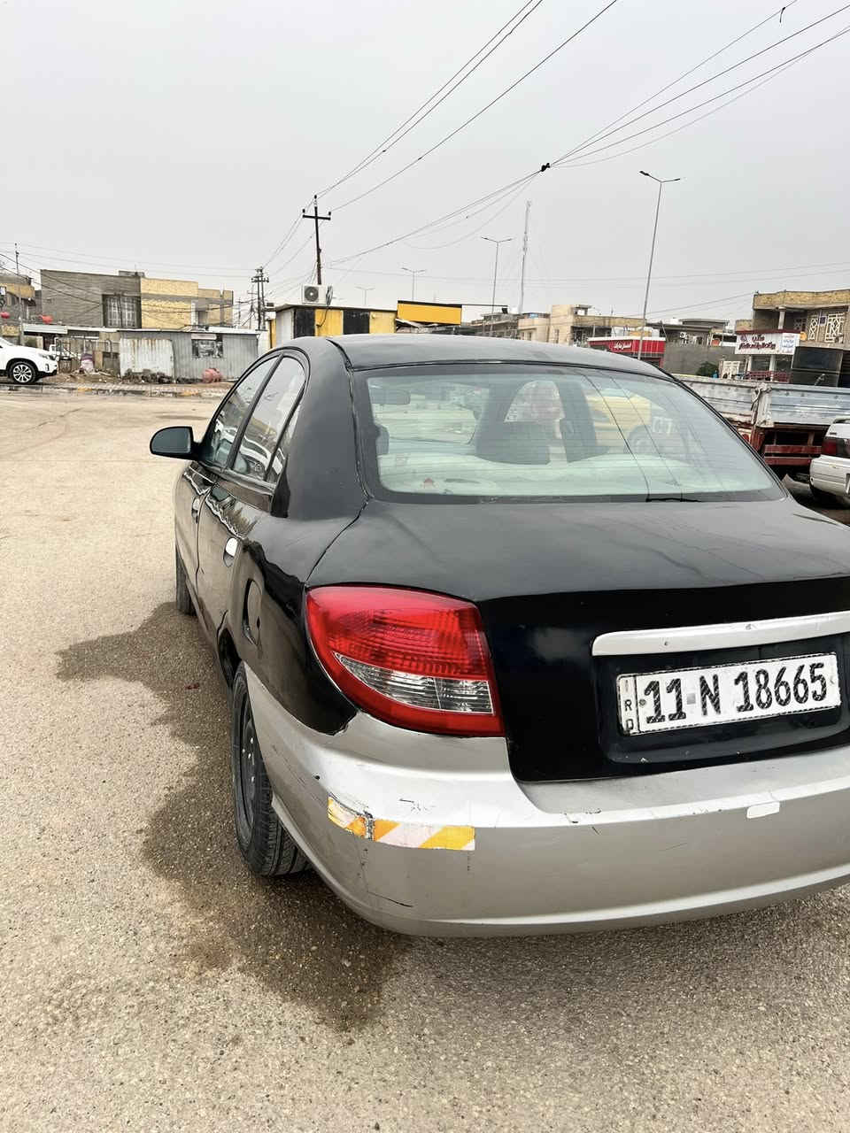 السلام عليكم كيا ريوم موديل 2003 بصمه كير ومكينة جديد حاوية  مكينة 1600 كير اتوماتيك حدادية جديدة سنوية ل 2028 رقم بغداد مشروع وطني انكليزي الجديد بسمي تحويل مباشر السعر 45 ورقة وبيها مجال سيارة خير من لله  مكاني الكوت رقم ***********
