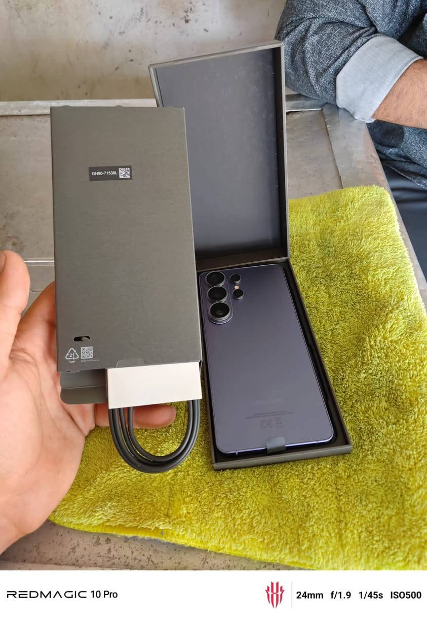 سلام عليكم سامسونكS26 Ultra
الجهاز جديد صارله ثلاث ايام من اخذته

فتحته بيدي من الكارتونه  غراض كامله كارتونه وكلشي مكاني نجف كوفه 

السعر 1680 مليون و 680 وبي مجال للشراي ويشلع عيوني 

التواصل واتساب فقط 

***********

