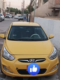 اكسنت موديل 2013 خليجيه رقم بغداد مكينه وكير جديد تبريد خير من الله تخ...