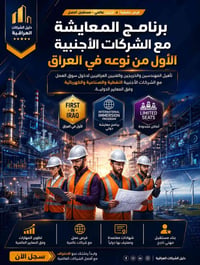 🏗🏭🏪 للراغبين في التدريب الموقعي 📅 المدة: 3 أشهر 📍 داخل الحقول والمصافي...