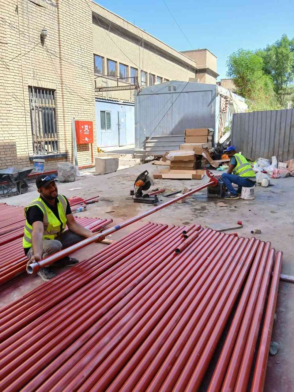 كادر الكرعاوي تجهيز ونصب كافة منظومات الدفاع المدني أسعار تنافسية وعمل درجة ممتازه بيش يشتغلولك أني نص السعر تصل وتدلل بغداد وجميع المحافظة الغاليه ***********
