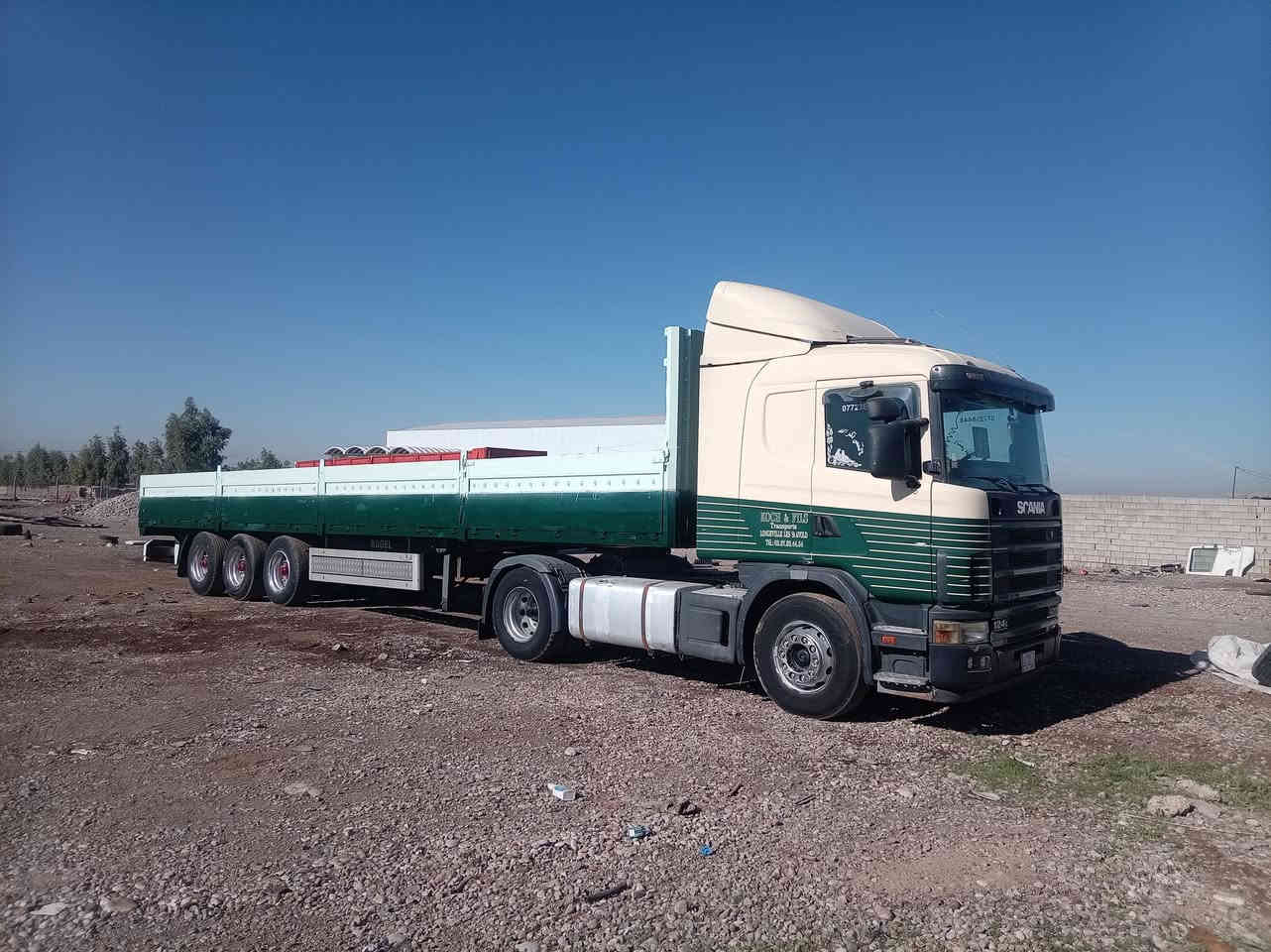 سكانيه لبيع موديل 2004 مكفوله كفاله عامه مكانه طوز صلاحدين سعره 240بيه مجال لطيبين ***********  مكلف بنشر
