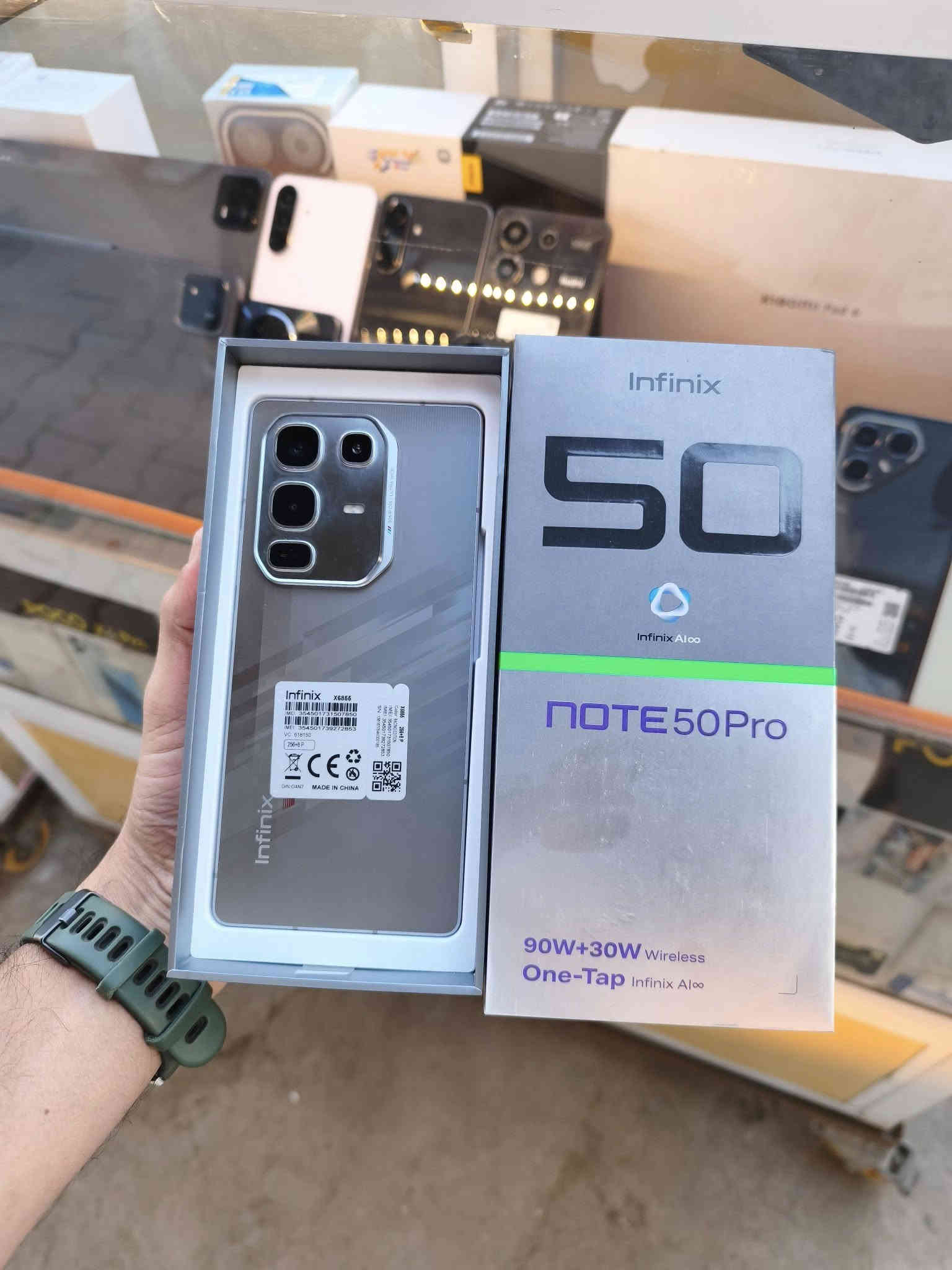 السلام عليكم 
اجهزه للبيع

1.شاومي 15تي برو ذاكره 512 السعر 700
2.شاومي باد 7 ذاكره 256 السعر 400 
3.شاومي باد 6 ذاكره 128 السعر 275
4.سامسونك اي 36 ذاكره 256 السعر 300
5.سامسونك اي 56 ذاكره 256 السعر 400
6.بوكو اف 7 برو ذاكره 512 السعر 550
7.بوكو اف 7 الذاكره 512 السعر 450
8.تكنو بوفا 7 الترا ذاكره 256 السعر 300
9.انفنكس جيتي 30 برو ذاكره 256 السعر 300
10.انفنكس نوت 50 برو ذاكره 256 السعر 250
11.هونر 400 برو ذاكره 512 السعر 675
عنوان بغداد الحسينيه رقم ***********
