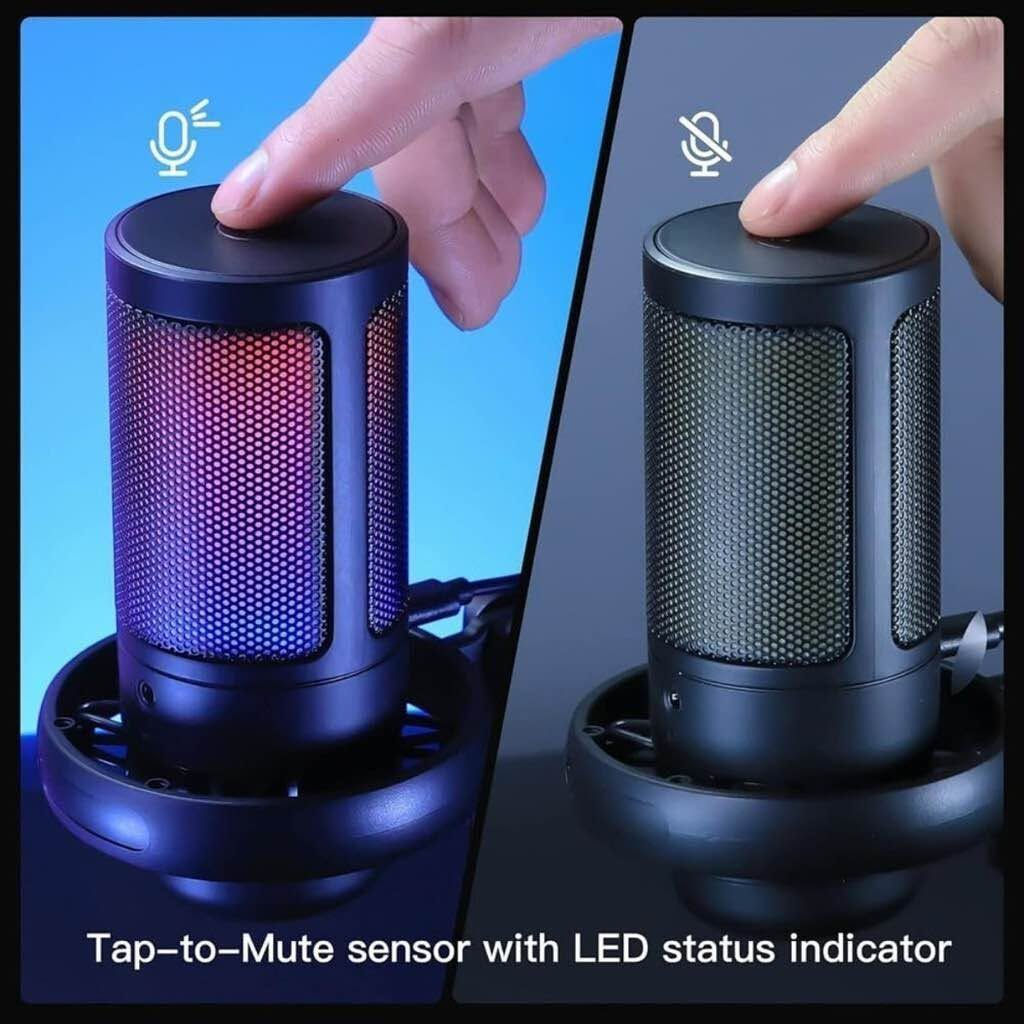 USB Touch-Mute Button RGB Microphone for Recording and Streaming on PC and Mac أربيل, العراق


**إذا كنت صاحب هذا الإعلان وتريد حذفه لأي سبب، رجاءا أرسل رسالة إلى الدعم الفني**