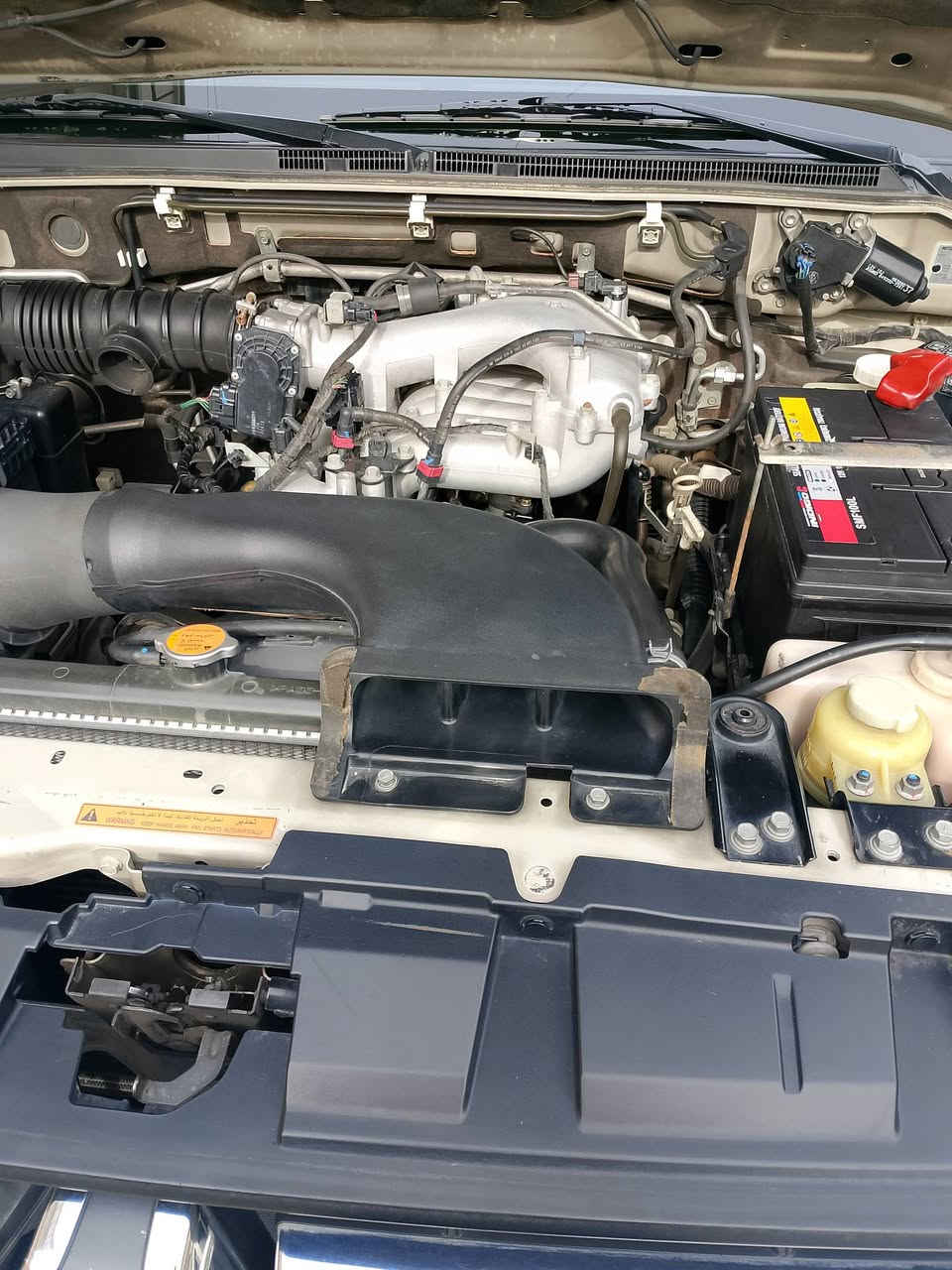 باجيرو 2008 مكفولة للبيع بدون حادث السيارة نظيفة وجاهزة اي نقص مابيه
حجم محرك 3000 رقم مشروع وطني انكليزي تبريد شغال بلادي

السيارة فورويل تبريد 3 قطع كير ومكينة بلاديات

السيارة ماشيه 75 ألف / 7 راكب

السعر 130 وبي مجال 

مكان السيارة بغداد 

رقم صاحب السيارة ***********
