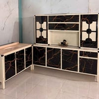 كاونتر ٢م • ملحق ٢م • سنك مرمر ١٫٢٠م