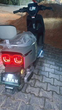 دراجه شحن شركه الريان جديده بنعنى الكلمه بعدها زيرو ماشيه 77 كيلو فقط ...