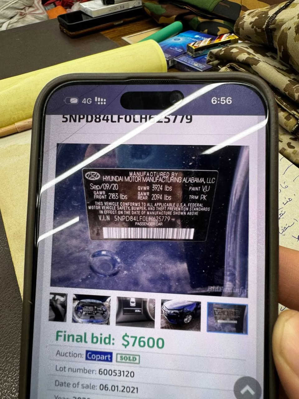 النترا للبيع
موديل 2020
محرك 2000دوش
وارد امريكي
السعر 130$
العداد 61000
الرقم اربيل
رقم الهاتف ***********
