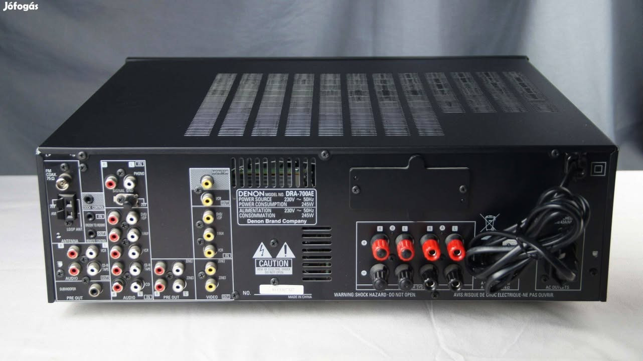 Denon Dra-700AE 
نضيف جدا مامصلح نهائيا شغال ١٠٠%
١٣٠ الف مع التوصيل


**إذا كنت صاحب هذا الإعلان وتريد حذفه لأي سبب، رجاءا أرسل رسالة إلى الدعم الفني**