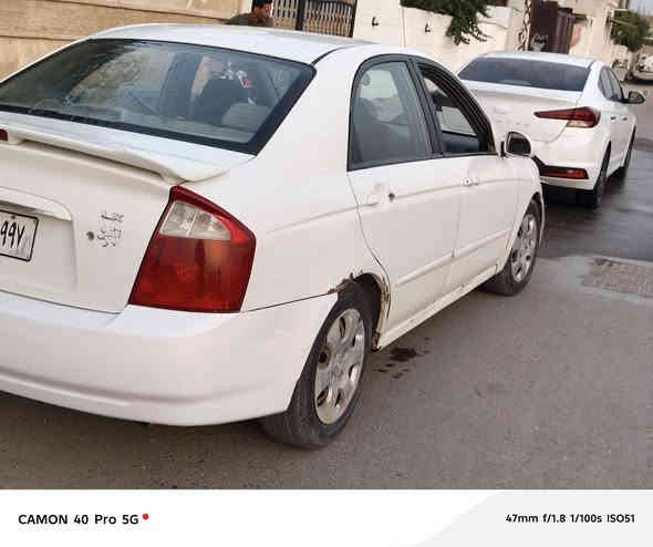 كيا سبكترة 2005
للبيع وارد امريكي ضررها چاملغات امامية فقط
بأسمنا تحويل مباشر سنويتها ساقطة
باتري/جامة امامية/تخم تاير كلة جديد
گير مكينة بشرط
لايت زينون أصلي عالي ناصي
رقم مميز🍂
بيها شكم خياس بالهلالات يتلگطن 
سيارة مال بيت ما متعوبة وبالعافية على الياخذها
السعر 70  وبيها مجال
مكانها واسط / قضاء العزيزية
رقم الهاتف/ ***********
