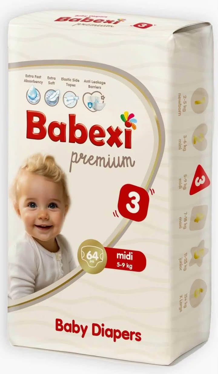 �🔥 بسعر مناسب جدًا… لا يفوتكم! 🔥🔥

🎉 وصلت الآن حفاضات Babexi Premium إلى تجهيزات السيف بجودة ممتازة وراحة مثالية لطفلك.

✅ امتصاص سريع وعالٍ
✅ حماية من التسرب
✅ نعومة فائقة على بشرة الطفل
✅ متوفرة بجميع المقاسات (1 إلى 6)

📍 متوفرة الآن في تجهيزات السيف
📍 المحاويل – حي الجمهوري- مجاور عيادة د. محمد جاسم الطائي 
📞 للاستفسار والطلبات: ***********
