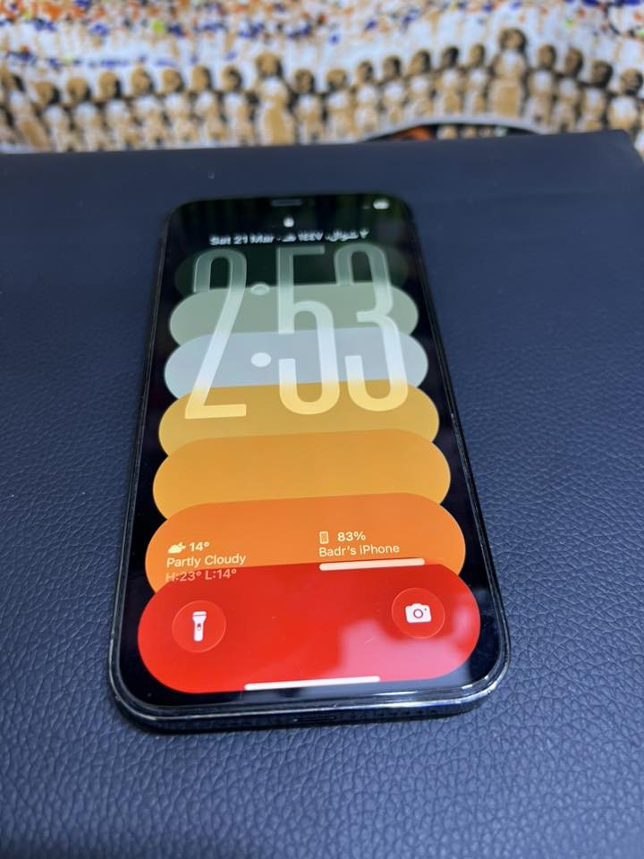 ايفون ١٢ برو للبيع
السلام عليكم 
ايفون ١٢ برو للبيع لون بحري نيلي 
ذاكرة ١٢٨ 
بطارية ٧٧
الجهاز مكفول من العطل و التبديل مال وكالة 
و يا كفر ولزكة شاشة 
السعر ٣٤٠ الف قفل 
مكان حي الجامعة 
*********** واتساب
