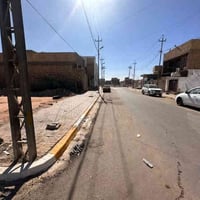 عرصه للبيع ركن ع شارعين 🗺️  حي الفرات شارع الصب شارع جامع الرسول الأعظ...