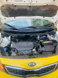 كيا ريو موديل 2013 وارد امريكي حادث دعامية امامية مدون دواخل سيارة ليب...