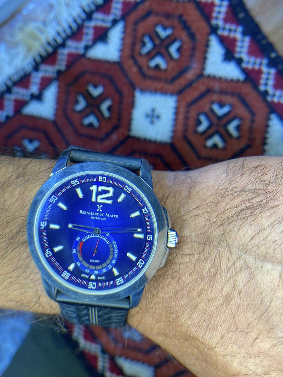 برنارد اتش. ماير سويسري اصلي
ساعة يد رجالية برنارد اتش. ماير دريفت ستانلس ستيل زرقاء

       قطر ساعة  44 مم

نوع الحركة كوارتز
مادةستانلس ستيل
مقاس السوار
20.50 سم
سنة الإنتاج
 2019سير وقفل اصلي 
بدون مرفقات   
سعر 110 الاف يتوفر توصيل


**إذا كنت صاحب هذا الإعلان وتريد حذفه لأي سبب، رجاءا أرسل رسالة إلى الدعم الفني**