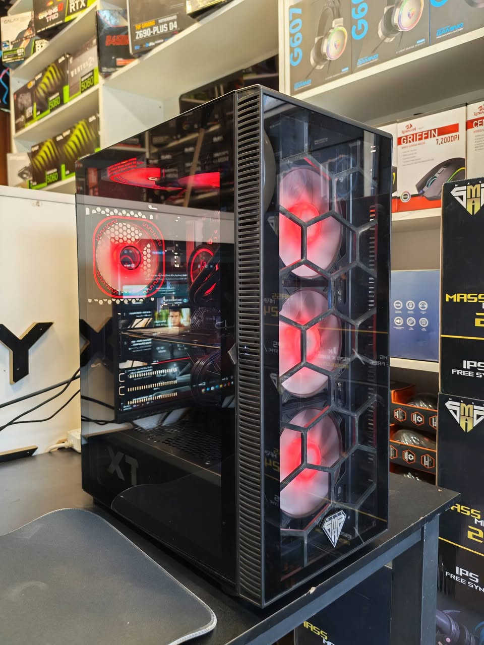 Gtx 1080 8gb gigabyte 3fan
تجميعتي الشخصية للبيع لغرض التطوير(بس تشغل وتلعب)
المواصفات:

المعالج

R5 5500

المبرد

مبرد مائي من deepcool

البورد

B450m asus 4slot ram

الرامات

Ram 16gb 2*8 T-Force rgp

الهاردات

Ssd 128gb kingston

 Hdd 500gb wd

البور

Psu 500w xfx

الكيس

Case mass 6fan rgp تحكم ريمونت

الملحقات

+(شاشة اسوس هدية وماوس گلوريس وكيبورد ريدراغون)

العنوان

مكاني بغداد السيدية متوفر توصيل 

السعر

 ٦٧٠ الف وبيها مجال بسييط


**إذا كنت صاحب هذا الإعلان وتريد حذفه لأي سبب، رجاءا أرسل رسالة إلى الدعم الفني**