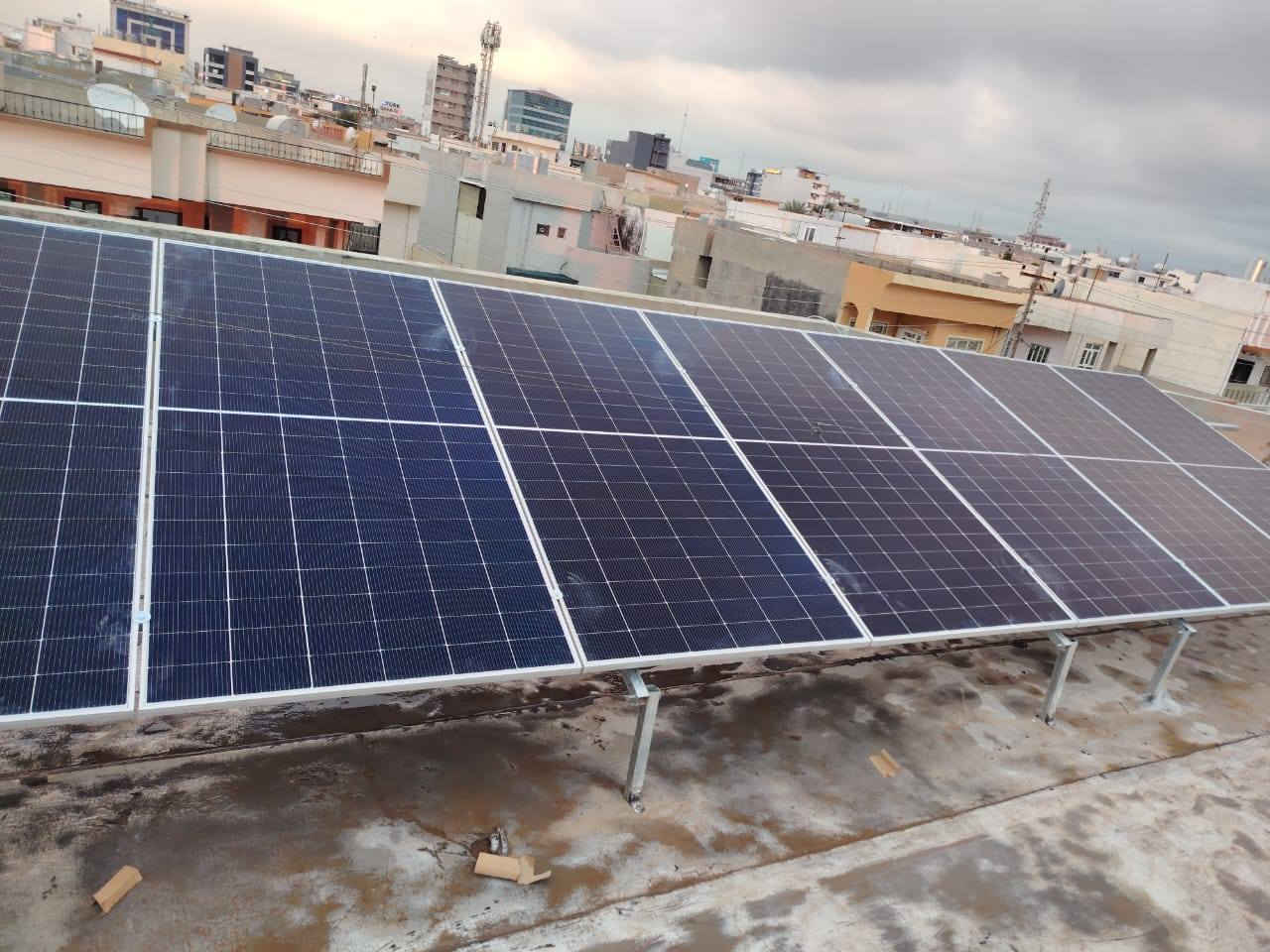 بفضل الله وبحمده قامت كوادر شركتنا (شركة المهندس للطاقة الشمسية) بنصب منظومة طاقة شمسية منزلية لأحد زبائن شركتنا
العرض الاقوى تحطيم الاسعار 🔥 🔥 🔥 🔥 🔥 🔥
العرض الاول 🔥 🔥 🔥
السعر : 4،000،000 نقدا
السعر : 5،000,000 قسط 
القسط الشهر 277 الف فقط
القدرة : 15 نهاري و 15 ليلي 
الألواح: 620 واط ضمان 15 سنة  عدد7
البطارية: ليثيوم حجم 15 كيلو واط ضمان 5 سنة
الانڤيرتر :  حجم 6 كيلو مع واي فاي مدمج ضمان 2 سنة 
العرض الثاني 🔥 🔥 🔥
السعر :  3,500,000 نقدا
السعر :4,500,000 قسط
القسط الشهري250 الف فقط
القدرة : 10 نهاري و 10 ليلي 
الألواح: 610 واط ضمان 15 سنة  عدد 5
البطارية: ليثيوم حجم 10 كيلو ضمان خمس سنوات
الانڤيرتر :  حجم 6 كيلو مع واي فاي مدمج ظمان 2 سنة
العرض الثالث 🔥 🔥 🔥
السعر : 2.750،000 نقدا
السعر : 3,750,000 قسط 
القسط الشهري 208 الف فقط
القدرة : 10 نهاري و 7 ليلي 
الألواح: 620 واط ضمان 15  سنة عدد5
البطارية: ليثيوم حجم 7 كيلو ضمان خمس سنوات
الانڤيرتر : حجم  4 كيلو ضمان 2 سنة 
العرض الرابع 🔥 🔥 🔥
السعر : 2،250،000 نقدا
السعر : 3,250,000 قسط
القسط الشهري 180 الف فقط
القدرة : 8 نهاري و 5 ليلي 
الألواح: 620 واط ضمان 15 سنة  عدد 4
البطارية: ليثيوم حجم 5 كيلو ضمان خمس سنوات

 #شركة #المهندس #للطاقة #الشمسية 
كركوك - الحويجة - شارع المشاتل قرب جامع كامل الحاج صكر مجاور شركتي الدليان والصبحي للحجم والعمرة 

***********

للحجز و الاستفسار
مدير شركة المهندس للطاقة الشمسية  
ربيع سامي الجبوري 
⁨ ***********
مهندس سعد 
***********
انور الفرحان 
مدير المبيعات 
***********
مهندس الصيانة 
عزيز الفرحان 
***********
 عمر الفرحان 
***********
