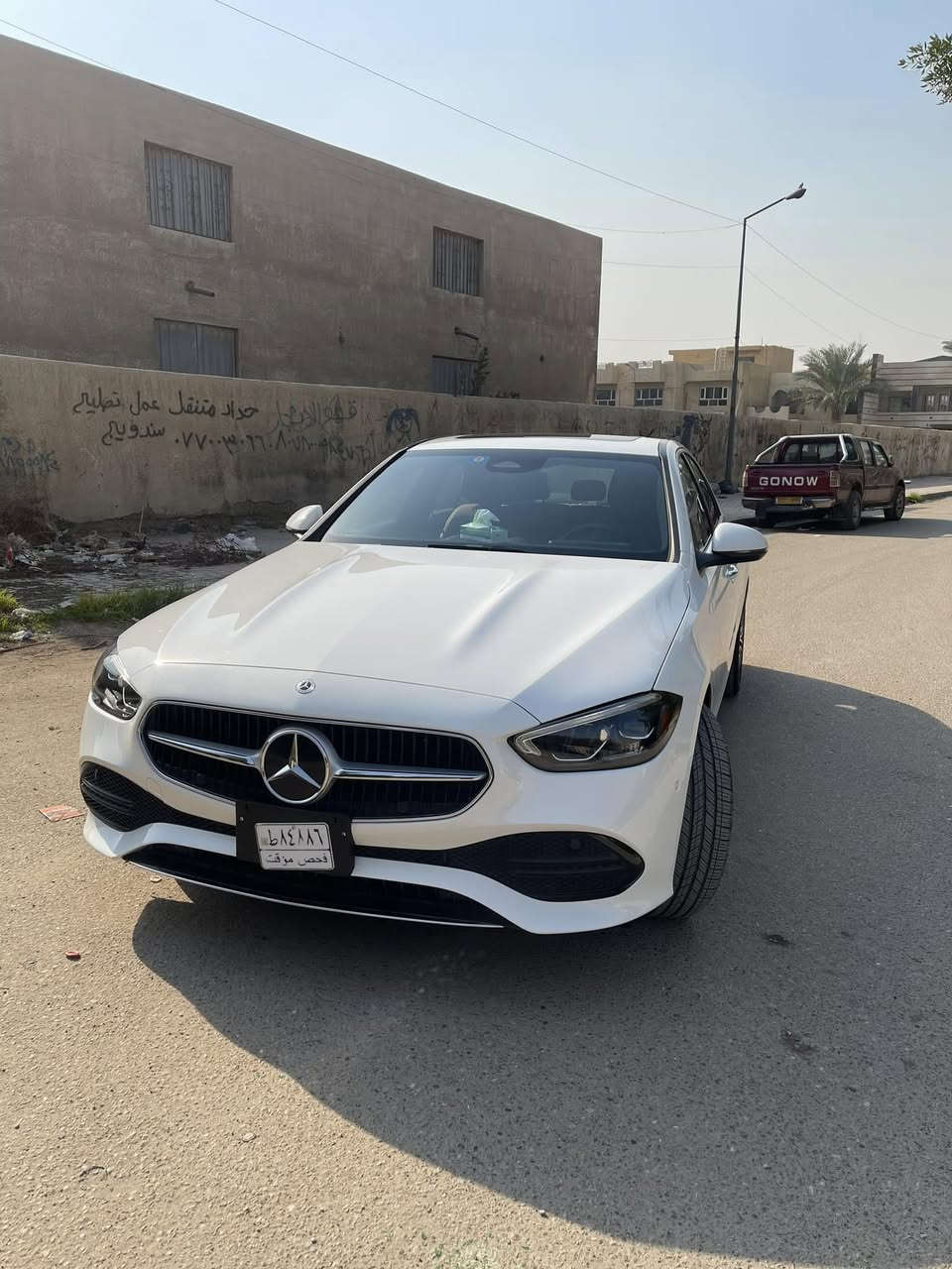 السلام عليكم مارسدس للبيع كلين تايتل سياره دخول جديد موديل 24 دخلت بدون شي فقط تقرير كفاله من كلشي صفر مسج زيرو ماشيه 5000 الاف بعدها بوضعها الشكل الجديد فول سياره من كلشي اناره داخل ايباد لجديد وشرط لفحص وين ميعجبك افحص السعر 335 للستفسار ***********
