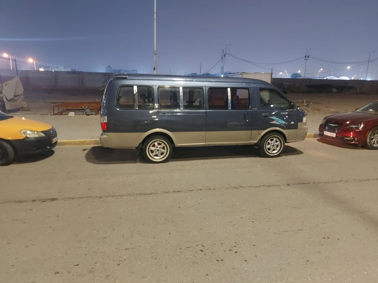 سلام عليكم ورحمة الله سياره منقولي ١٤راكب مديل ٢٠٠٨ سياره مسكر مفتوح بم ونوزل رقم بصرة انكليزي باسمي تحويل مباشر مصفره هيئه وغرامات ما مطلوبه ولا ربع مكينه كير اكسن حداديه تخم تاير باتري سلف كله كفاله 
المكان بصره ابو الخصيب ولكثر التفاصيل السعر 140 بيه مجال قليل حق الجيه 
الرقم)***********
اتصل ودلل
