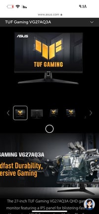 متوفر شاشه-''ASUS-180hz-fbs-28 (2k) السعر خاص واتساب عل هاذ الرقم 0776...