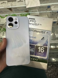 Oppo reno 15 F 5G ذاكره 512عشوائيه  12  جهاز فئه عاليه  سعر الجديد 630...