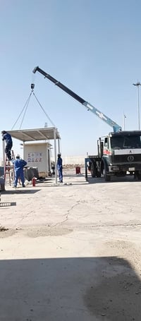 للبيع البه كرين موديل 1987 كرين مخالف 3سلايت اول سلايت معووج ومصلح :مك...