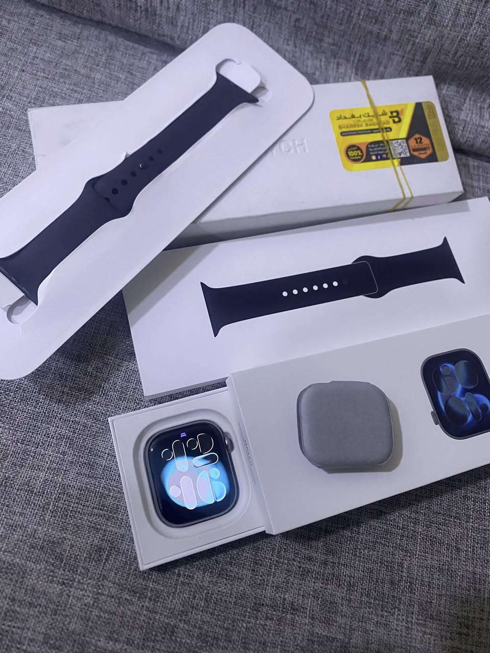 ساعه أبل ⌚️اللون الجديد سبيس گري
جيل  11🔥🔥
حجم 4️⃣6️⃣👉👉👉👉
               بطاريه  1️⃣0️⃣0️⃣🔋
نظافه  1️⃣0️⃣0️⃣💯💯
                 ذاكرة  6️⃣4️⃣  💾
مستخدم اسبوع👍👍👍
 مركز سيمو المايسترو دوره شارع الصحه
***********
اتصال/ واتس اب للحجز
توصيل لكافه محافظات العراق
تابعني حسابي القديم طار
