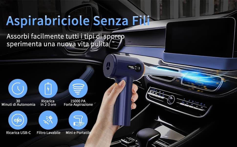 👇👇اقرأ الوصف بتمعن للاخير كلشي مذكور بالتفصيل 👇👇 

  ❣️❣️❣️❣️❣️❣️❣️السعر 30 الف❣️❣️❣️❣️❣️❣️❣️

🔥🔥🔥المنتج امزون جديد غير مستخدم الماني اوربي🔥🔥🔥

💥👈تعاملنا شرط الفحص قبل لاتنطي فلس للمندوب👉💥

❄️❄️طريقة الحجز @ الاسم @ العنوان كامل @ رقم الهاتف❄️❄️ 

 🥰❣️❣️❣️ للحجز و الاستفسار على الخاص فقط ❣️❣️❣️🥰

💥🙏فضلاً ليس امراً متابعة الصفحة ليصلكم كل جديدنا🙏💥

🥰😍🥰متابعة الصفحة شرف لنا وتحياتي للجميع🥰😍🥰

علماً ان الصفحة تحتوي على اكثر من 500 منتج معروض بمختلف المجالات .الكتروني.كهربائي.يدوي.شحن.طاقة شمسية.سمارت.نشرات.لدات.انارة.لابتوب.حاسبة.هاتف.شاشة.ايربود.سماعة.سبيكر.مضخم.طابعة….الخ تابع متخسر شي تنورنا بالمتابعة

العلامة التجارية: Tiazhan
مكنسة كهربائية يدوية من تيازان، 15000 باسكال، مكنسة كهربائية محمولة قوية، 4 في 1، منفاخ غبار خفيف الوزن ومكنسة كهربائية، شاشة LED، مكنسة كهربائية صغيرة قابلة لإعادة الشحن USB، للسيارة (أزرق)

تفاصيل المنتج

علامة التجارية تيازان

ميزة خاصة محمولة

نوع فلتر خرطوشة

الأسطح الموصى بها السجاد، الأرضية الصلبة

مصدر طاقة البطارية

الجهد 945 فولت

【مكنسة كهربائية محمولة عالية الشفط 15000PA】 قوة 80 واط لديها قوة شفط فائقة القوة تبلغ 15000 باسكال، وهو ضعف قوة المكانس الكهربائية المحمولة باليد العادية. مناسب لتنظيف قضبان الأبواب المنزلقة والنوافذ والأدراج وخلجان الكمبيوتر وأبواب السيارات والأرائك ولوحات المفاتيح وآلات الخياطة والبيانو وما إلى ذلك.

【3 في 1 مكنسة كهربائية تلقائية متعددة الوظائف】 تم تجهيز هذه المكنسة الكهربائية اللاسلكية بفوهات متعددة يمكن أن تنتقل من وضع إلى آخر: وضع الشفط، وضع نفخ الغبار، وضع ختم الفراغ. يمكنه تنظيف ليس فقط مساحات كبيرة من الغبار، ولكن أيضا الشقوق ويمكن استخدامه أيضا لتضخيم البالونات أو حلقات السباحة، أو لإغلاقها تحت الفراغ.

【3 أوضاع و6 فوهات مختلفة】 3 أوضاع و6 فوهات تنظيف تسمح لك بالتنظيف في أي مكان. مجهزة بشاشة LED، يمكن عرض وضع الشفط والقيمة المقابلة بوضوح. الفوهة الأطول مناسبة لتنظيف المساحات الضيقة والزوايا؛ تستخدم أداة الفرشاة لتنظيف السجاد والأرائك ومقاعد السيارات وما إلى ذلك. بفضل الخرطوم المرن، يمكن تمديد الفوهة إلى منطقة نظيفة: تحت الطاولة، تحت السرير، في صندوق السيارة.

【شحن سريع وآمن】 تم تجهيز المكنسة الكهربائية الصغيرة ببطارية ليثيوم مدمجة عالية الأداء 2 * 2000 مللي أمبير في الساعة، وشحن USB، ويستغرق حوالي 2-3 ساعات للشحن ويمكن استخدامها لمدة 60 دقيقة تقريبا عند الشحن الكامل. يتصل بسهولة بمنفذ USB للسيارة ومصدر الطاقة المحمول وطرق الشحن الأخرى، مما يسمح لك بشحن مكنسة كهربائية في السيارة بسهولة في أي وقت وفي أي مكان. تم تجهيز كابل USB بمؤشر شحن. الأخضر يعني أنه مشحون بالكامل والأحمر يعني أنه يشحن.

【حجم صغير ومحمول】 مكنسة السيارة المحمولة الصغيرة هذه صغيرة وخفيفة بما يكفي لاستخدامها بيد واحدة ويمكن تخزينها بسهولة في صندوق السيارة. يسمح لك التصميم اللاسلكي وبدء التشغيل بزر واحد بتنظيف المناطق البينية في منزلك / مكتبك / سيارتك بسرعة، مثل الأبواب المنزلقة والأرائك ولوحات المفاتيح والمقاعد وما إلى ذلك.

【فلتر قابل للإزالة وقابل للغسل】 تعتمد هذه المكنسة الكهربائية الصغيرة مرشحا عالي الكثافة، وأكثر قوة ومتانة من المرشحات العادية. مع مرشح قابل للغسل وقابل لإعادة الاستخدام، يسهل التصميم سهل الإزالة والتركيب التنظيف المنتظم ويساعد في الحفاظ على أداء الشفط طويل الأمد.

وصف المنتج

مكنسة كهربائية للسيارة

شحن مناسب من النوع C
يمكن إعادة شحن مكنسة السيارة الكهربائية التي تعمل بالبطارية من منفذ منزلي أو شاحن سيارة. من الممكن دائما إعادة شحن هذه المكنسة الكهربائية الصغيرة بمنفذ TYPE-C واحد.

فلتر HEPA
يمنع فلتر HEPA القابل للغسل والقابل لإعادة الاستخدام معظم الغبار الناعم ويحمي المحرك.

خفيف ومحمول
تزن المكنسة الكهربائية 1.2 رطل فقط وهي مجهزة بمقبض مريح. لن تتعب من حملها في يدك لفترات طويلة من الزمن.

مكنسة كهربائية متعددة الوظائف
تم تجهيز مكنسة السيارة الكهربائية الخاصة بنا بملحقات مختلفة يمكن استخدامها بشكل منفصل أو معا لتحسين كفاءة أعمال التنظيف. المكنسة الكهربائية الصغيرة الخاصة بنا ليست مكنسة كهربائية محمولة فحسب، بل هي أيضا منفاخ فراغ وضاغط. يتم تثبيت منفذ الضخ على الجزء الأمامي من المكنسة الكهربائية المحمولة، بينما يتم تثبيت منفذ التضخم على الجزء الخلفي من المكنسة الكهربائية.

  ❣️❣️❣️❣️❣️❣️❣️السعر 30 الف❣️❣️❣️❣️❣️❣️❣️

🔥🔥🔥المنتج امزون جديد غير مستخدم الماني اوربي🔥🔥🔥

💥👈تعاملنا شرط الفحص قبل لاتنطي فلس للمندوب👉💥

❄️❄️طريقة الحجز @ الاسم @ العنوان كامل @ رقم الهاتف❄️❄️ 

 🥰❣️❣️❣️ للحجز و الاستفسار على الخاص فقط ❣️❣️❣️🥰

💥🙏فضلاً ليس امراً متابعة الصفحة ليصلكم كل جديدنا🙏💥

🥰😍🥰متابعة الصفحة شرف لنا وتحياتي للجميع🥰😍🥰

علماً ان الصفحة تحتوي على اكثر من 500 منتج معروض بمختلف المجالات .الكتروني.كهربائي.يدوي.شحن.طاقة شمسية.سمارت.نشرات.لدات.انارة.لابتوب.حاسبة.هاتف.شاشة.ايربود.سماعة.سبيكر.مضخم.طابعة….الخ تابع متخسر شي تنورنا بالمتابعة بغداد, العراق


**إذا كنت صاحب هذا الإعلان وتريد حذفه لأي سبب، رجاءا أرسل رسالة إلى الدعم الفني**