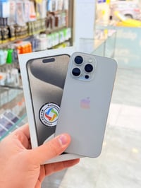 ايفون 15برو ماكس ✨ ذاكره 256 بطاريه 98بلاديه  الجهاز فول نضافه شخط ما ...