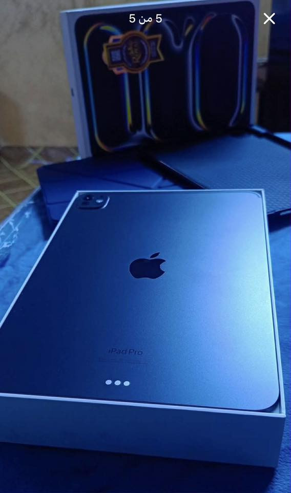 السلام عليكم
ايباد....13
M4
بطاريه🔋99
ذاكره 256
نضافه 💯 
كامل ملحقات كيبورد اصلي من ابل+ قلم يدعم راحت اليد من شركه ANKAR+ كفرين دفتري السعر مليون 500 قفل بدون عمله غالي عليك اعبر المنشور واني خادمك الزغير 🤍🫶🏽

للتواصل***********
مكاني بغداد الحارثيه
