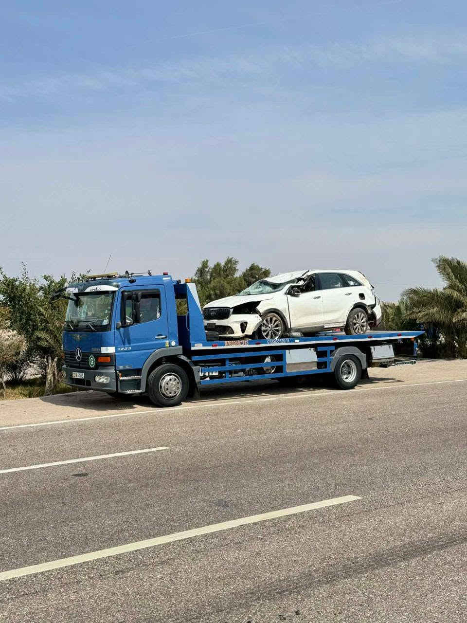 كرين سطحية لنقل السيارات الحديثه و العاطله و المضروبة داخل النجف وخارج النجف على مدار 24 ساعة (***********)
