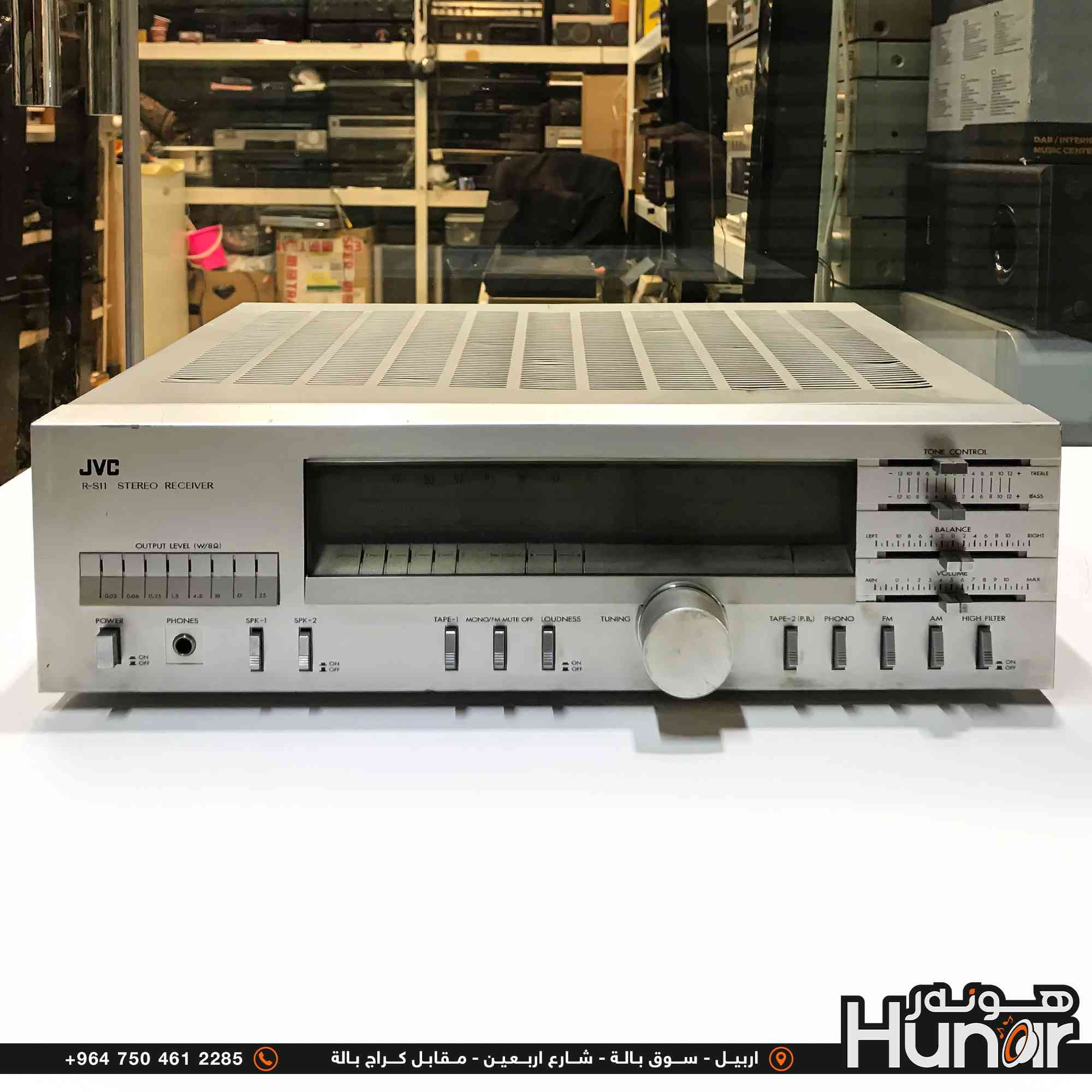 JVC STERIO AMPLIFIER SILVER FACE
MADE IN JAPAN
( کوردی • عربي )

🟢توصيل موجود الي جميع المحافضات
🟡گەياندن هەیە بۆ هەموو شوێنێک

🟠مــعـرض هــونـەر
🔸للـصوتــیات(امبلیفایر• سماعة• رادیو• انتیك• مایكروفون)
🔸عــنـوان• اربیل سوق بالة • شارع اربعین
🔸مـوبایـل• ***********
                   ***********

🔵پـێـشانـگای هــونـەر
🔹بۆ ئامێری دەنگی و کارەبایی(ئیمپلیفایر• سەماعە• ڕادیۆ• مایکرۆفۆن)
🔹ناونیـشان• هەولیر • بازاری لەنگەی ٤۰م
🔹مـــۆبـایـل• 
***********
***********

•••••••••••••••••••••••••••••••••••••••••••••••••••
#iraq #kurdistan #duhok #zaxo #hawler #karbala #slemani #erbil #baghdad #kurd #kurdish #akre  #karkuk #kuwait #najaf
#amplifier #audio #subwoofer #sound #music #audiophile #bass #stereo #amplifiers #speaker #soundsystem #speakers
#اربيل #العراق #بغداد
