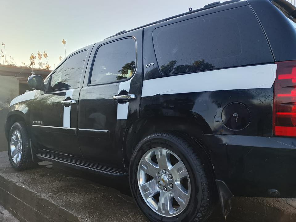 سلام عليكم البيع تاهو ادوات بيه شرحه قمار ولباقي كفاله مكين كير حدايه تبريد تخم تاير كهرباء كل كفاله سياره جاهز دخول جديد بلكاورتن عوزه بس بلويش  فول مواصافت فتح سقف سياره جاهز لاخير كشن كهرباء مكاني بابل سعر 68 وبيه مجال الشراي ***********
