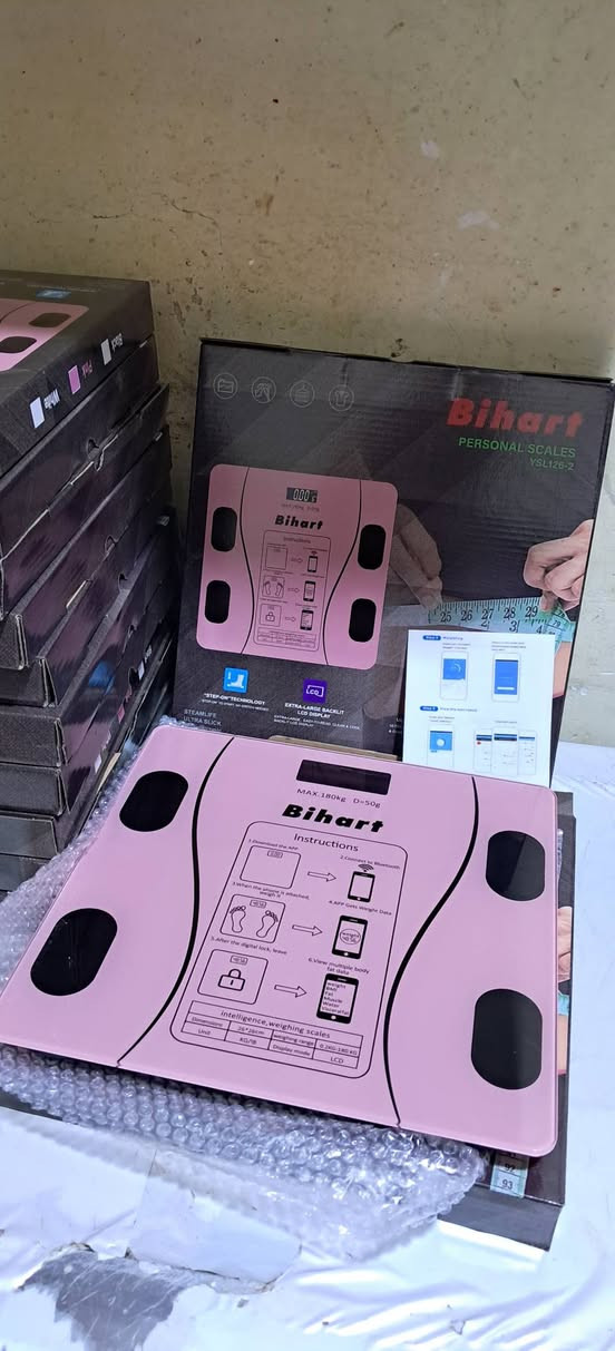 السلام عليكم
ميزان رقمي ألكتروني  يشتغل على باتري ريمونت بي خاصية اتصال بلوتوث على الموبايل  يتحمل وزن 150Kg
سعر الميزان الواحد 4 آلاف دينار  عندي منه كميه قليله الشراي يتواصل وياي واتساب ما موجود مازنجر ***********
