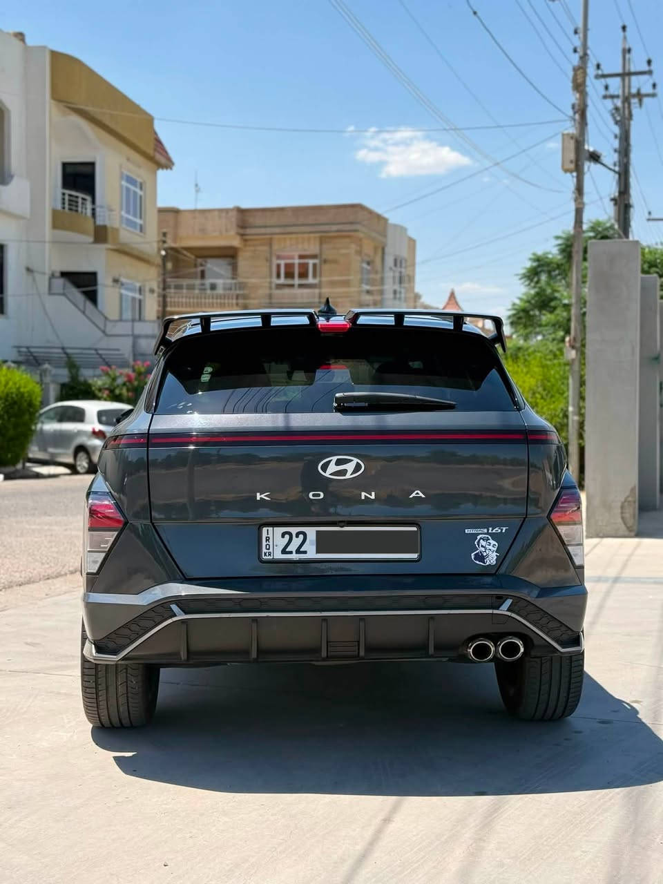 السلام عليكم
هونداي كونا لميتد الشكل الجديد 
2024 Hyundai Kona N Line !! شكل رياضي 
مواصفات خاصة لمتد 1/1 VIP بانوراما 
 لون سمنتي غامق المميز   
الضرر فقط جاملغ جهة السايق 
بدون ايرباك 

ماشية فقط 22000 ميل 
مرقمه وجهازه وباسمي 
محرك 1600 توربو دووش 190 حصان مع گير اوتوماتيك 8 سرعات 
وراد امريكي 

1- بصمه + بصمه ابواب لمس + بصمة تشغيل عن بعد 
2- بانوراما 
3-كيج الكتروني متغير 
4- رادارات كل التجاهات مع كاميرات امامي وخلفي
5-كير تعليگ بالستيرن
6-نقط عمياء
7-رادارات وتنبيه الخروج عن المسار 
8-قيادة الية 
9- تتقدم للامام وللخلف ب بصمه 
10-هندبريك بصمه
11-كشنات جلد وكنتاره 
12-كشنات كهربائي 
13- جناح سبورت
15-بك لايت لد
16- لايت لد + زينون
17- شاشة كبيرة لمس
18- تثبيت سرعة
19- كاميرات اشاره تظهر بلدشبول
20- اشارة جانبيه
21- ويل كب كبير كروم حجم 19 مبطن 
22-تحديد مسار 
23-صندوق كهربائي
24- فول تحكمات ستيرن
25-تبريد لمس
26- شحن وايرلس
27-نظام gps خرائط
28- شفتات كير ب ستيرن
29- حساسات امامي خلفي 
30 - تشغيل عن بعد 
31 - اوتو بارك 
32 - المرايه الوسطيه (اوتو دم ) يعني الي وراك مشغل عالي المرايه اوتماتيكي اصير سوده ما تعكس ع العين 
33 - مود ادرايف ( نورمال - سبورت -سمارت ) 
35 - نظام نزول منحدرات
37 - تبريد قطعتين منفصل ومناخ متغير امامي و خلفي 
38 - شاشه ابل كار بلي واندرويد اوتو
‏39- AUTO HOLD
40- السماعات شركة BOSE صوت محيطي 9 سماعه 
السعر 168 وبيهه مجال
***********
مكان السيارة اربيل
